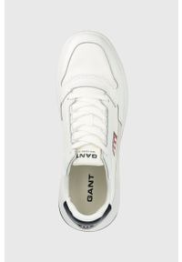 GANT - Gant sneakersy Kazpar kolor biały. Nosek buta: okrągły. Zapięcie: sznurówki. Kolor: biały. Materiał: guma #2