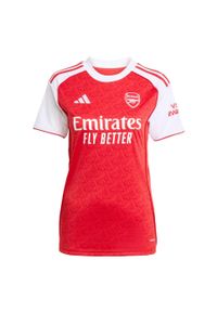 Adidas - Koszulka podstawowa Arsenal 25/26. Kolor: czerwony, biały, wielokolorowy