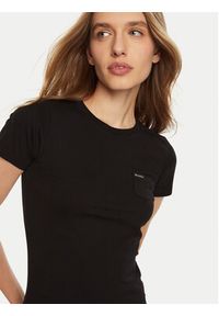 Guess T-Shirt W5RI52 J1314 Czarny Regular Fit. Kolor: czarny. Materiał: bawełna