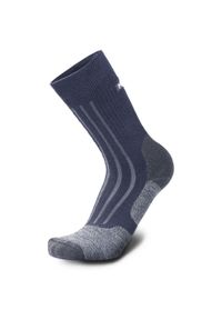 MEINDL - Skarpety trekkingowe męskie Meindl MT6 Men z wełną Merino. Kolor: niebieski. Materiał: wełna. Sport: turystyka piesza