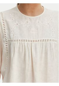 Weekend Max Mara Bluzka Bacino 2615941082 Écru Relaxed Fit. Materiał: len #3