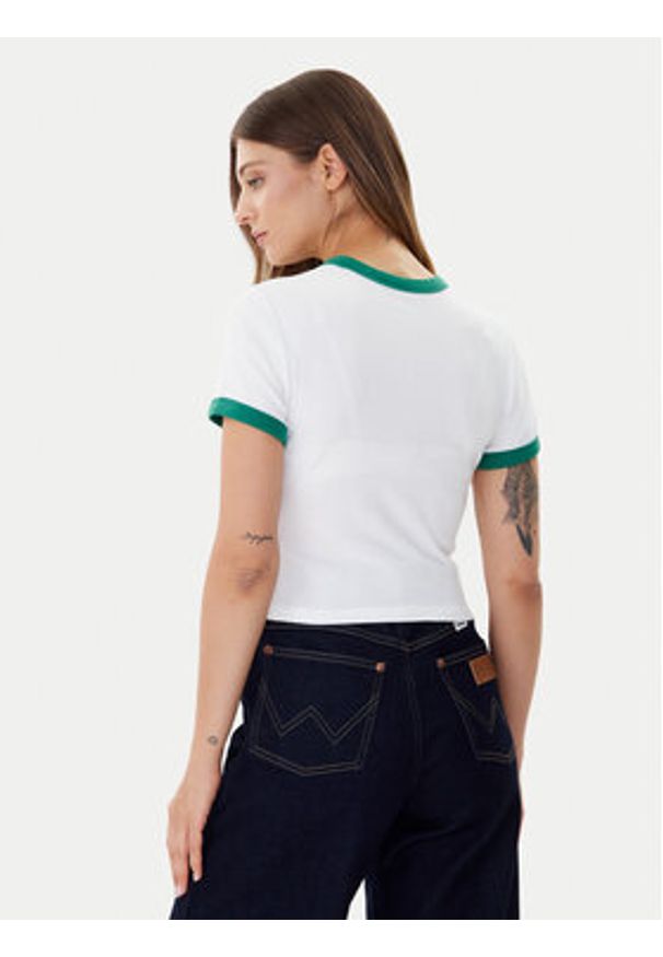 Levi's® T-Shirt Graphic Ringer A3523-0142 Biały Slim Fit. Kolor: biały. Materiał: bawełna