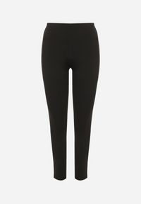 Born2be - Czarne Legginsy z Modelującymi Przeszyciami Selettia. Okazja: na co dzień, na spacer. Kolor: czarny. Styl: klasyczny, casual #7