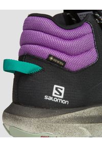 salomon - Buty męskie SALOMON PREDICT HIKE MID GTX. Kolor: czarny, wielokolorowy. Szerokość cholewki: normalna. Technologia: Gore-Tex. Wzór: geometria