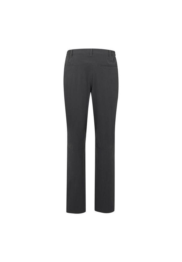 Regatta - Damskie spodnie trekkingowe Highton II. Kolor: niebieski, szary, wielokolorowy. Materiał: materiał. Sezon: lato. Sport: turystyka piesza