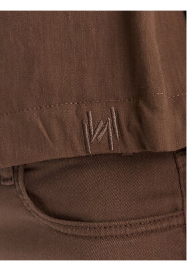 Marella Koszula Palchi 2613041015 Brązowy Regular Fit. Kolor: brązowy. Materiał: wiskoza