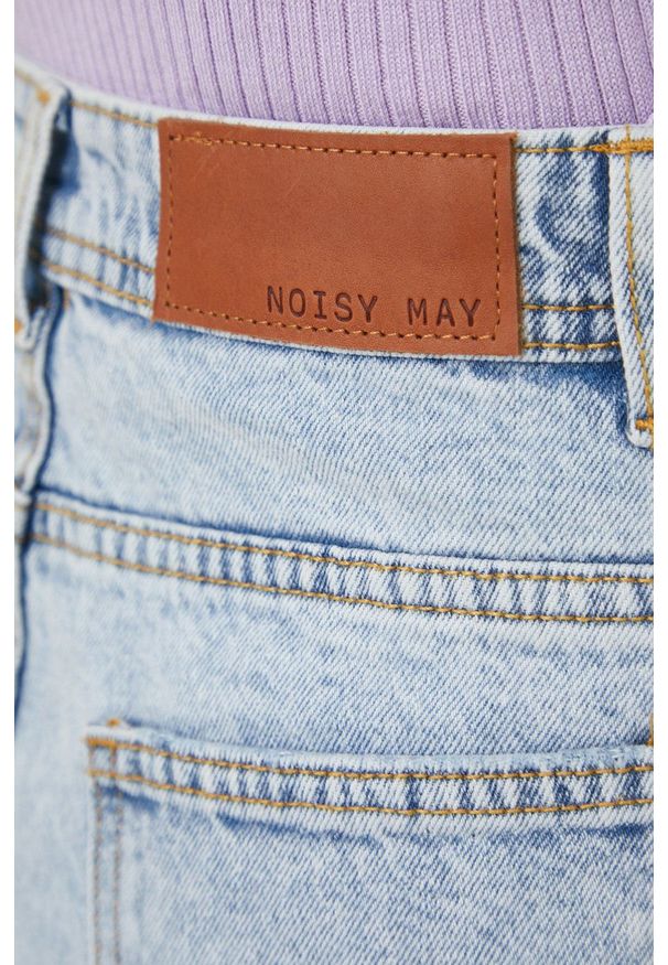 Noisy may - Noisy May jeansy Drew damskie high waist. Stan: podwyższony. Kolor: niebieski