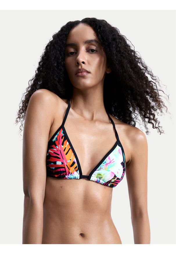 Desigual Góra od bikini Daikiri 26SWMK18 Kolorowy. Materiał: syntetyk. Wzór: kolorowy