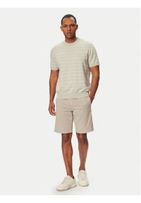 BOSS Szorty materiałowe Chino 50559292 Beżowy Slim Fit. Kolor: beżowy. Materiał: bawełna #5