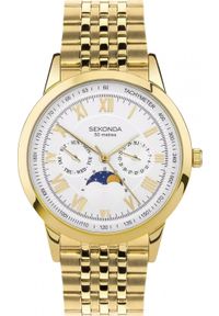 Zegarek męski Sekonda 30228 złoty. Kolor: złoty #1