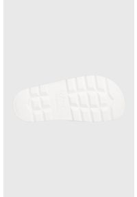 Karl Lagerfeld klapki KONDO TRED KL80975.V11 damskie kolor biały. Nosek buta: okrągły. Kolor: biały. Materiał: guma. Obcas: na obcasie. Wysokość obcasa: niski #5
