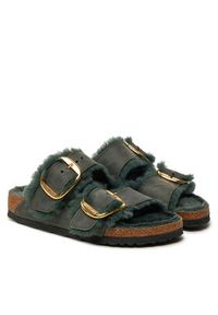 Birkenstock Klapki Arizona Bb Shearling Leoi 1028070 Zielony. Kolor: zielony. Materiał: skóra #4