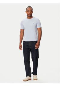 Tommy Jeans T-Shirt Jaspe DM0DM20363 Niebieski jasny Slim Fit. Kolor: niebieski. Materiał: bawełna #2