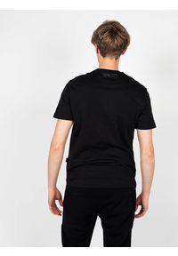 Plein Sport T-shirt | TIPS1117 | Mężczyzna | Czarny. Okazja: na co dzień. Kolor: czarny. Materiał: bawełna. Wzór: aplikacja, nadruk. Styl: sportowy #4