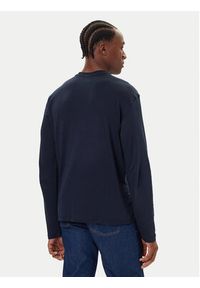 Calvin Klein Longsleeve LV04LD227G Granatowy Regular Fit. Kolor: niebieski. Materiał: bawełna. Długość rękawa: długi rękaw #5