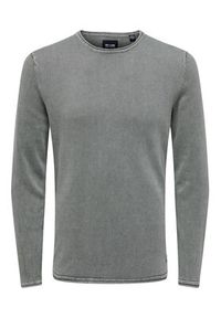 Only & Sons Sweter 22006806 Szary Regular Fit. Kolor: szary. Materiał: bawełna #3