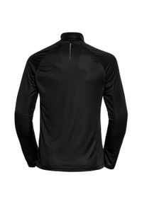 Bluza tech. męska Odlo Mid layer ESSENTIAL 1/2 ZIP. Kolor: czarny, szary, wielokolorowy. Sezon: zima. Sport: narciarstwo