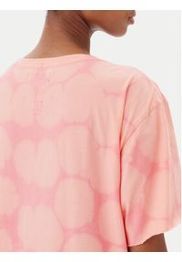 One Teaspoon T-Shirt Love Sweat 26918 Różowy Relaxed Fit. Kolor: różowy. Materiał: bawełna