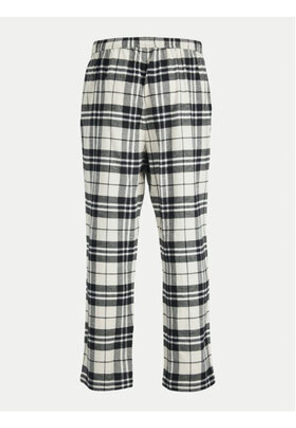 Jack & Jones Spodnie piżamowe Crimon 12182711 Beżowy Regular Fit. Kolor: beżowy. Materiał: bawełna