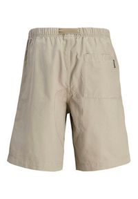 Jack & Jones - Jack&Jones Szorty materiałowe Towen 12273685 Beżowy Baggy Fit. Kolor: beżowy. Materiał: bawełna #3