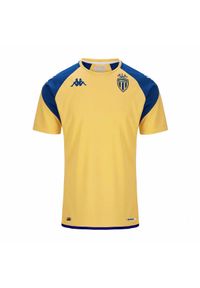 Kappa - Koszulka treningowa AS Monaco Abou Pro 7 2023/24. Kolor: żółty, brązowy, niebieski, wielokolorowy. Sport: piłka nożna #1