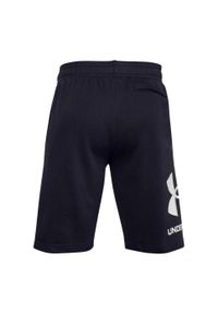Under Armour - Shorty Męskie Polar Logo Rival. Kolor: czarny. Materiał: polar