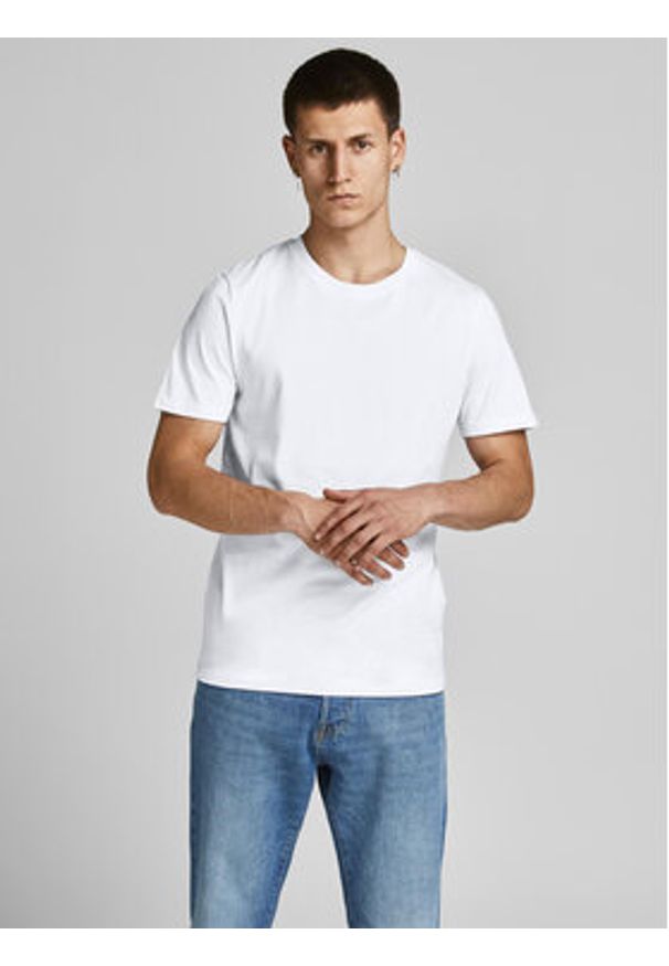 Jack & Jones Komplet 5 t-shirtów Basic 12191190 Kolorowy Regular Fit. Materiał: bawełna. Wzór: kolorowy