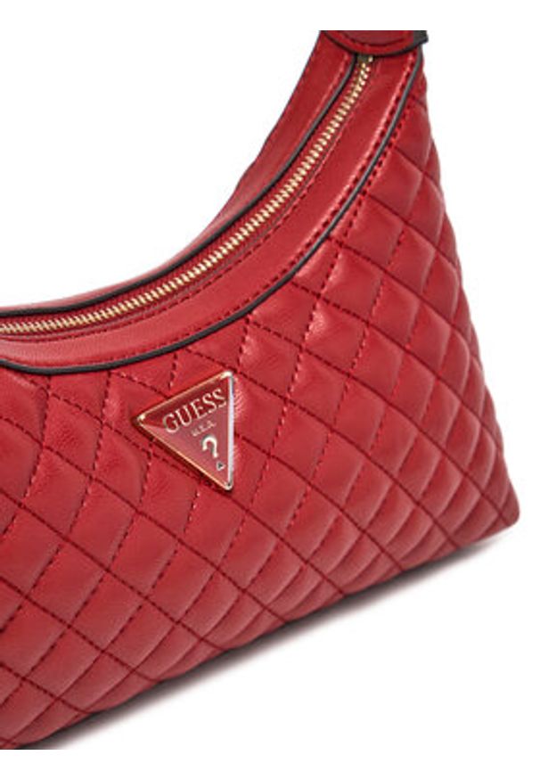 Guess Torebka HWEQG9 54117 Czerwony. Kolor: czerwony. Materiał: skórzane
