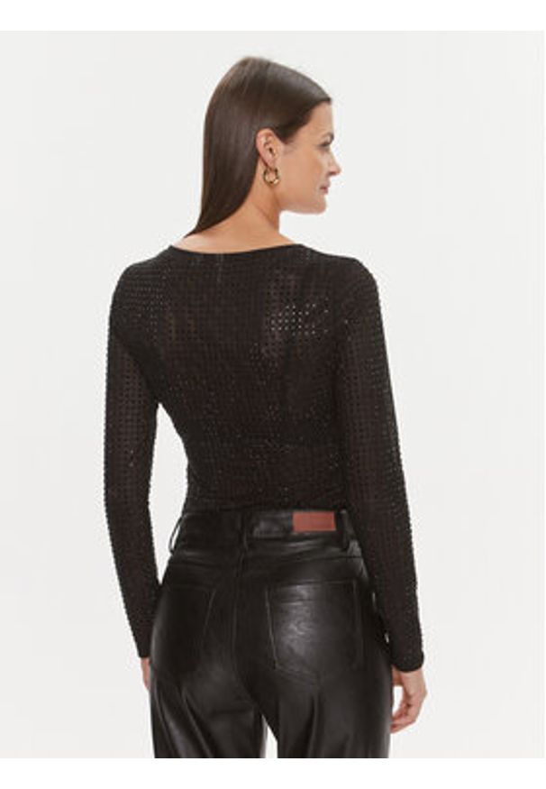 Guess Body Karolina O4RM06 KBZX0 Czarny Slim Fit. Kolor: czarny. Materiał: syntetyk
