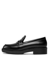 Calvin Klein Loafersy Rubber Sole Loafer W/Hw HW0HW02006 Czarny. Kolor: czarny. Materiał: skóra