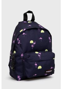 Eastpak plecak damski kolor fioletowy mały wzorzysty. Kolor: fioletowy #4
