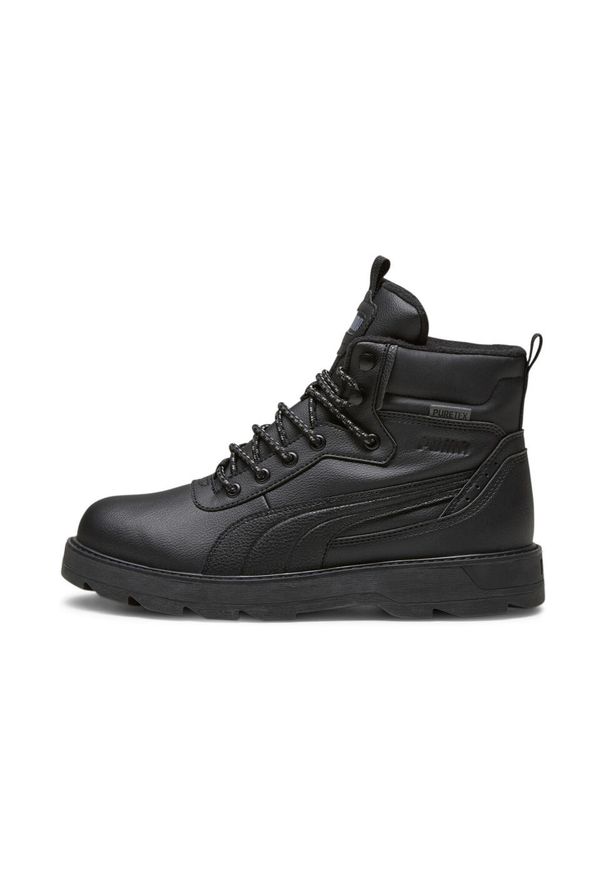 Buty Puma Desierto V3 Puretex, Dla obu płci. Okazja: na co dzień. Kolor: czarny. Materiał: skóra ekologiczna, materiał