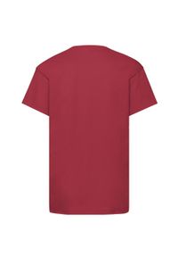 FRUIT OF THE LOOM - Oryginalna Koszulka Dla Dzieci. Kolor: czerwony