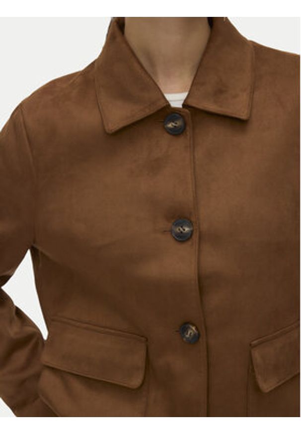 Vero Moda Kurtka przejściowa Jose Kelly 10338632 Brązowy Regular Fit. Kolor: brązowy. Materiał: syntetyk