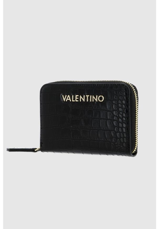Valentino by Mario Valentino - VALENTINO Czarny portfel Fire Re. Kolor: czarny. Materiał: skóra ekologiczna