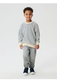 Sinsay - Jeansy loose - szary. Kolor: szary