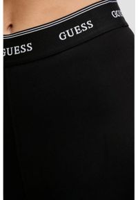 Guess - GUESS Czarne damskie legginsy Alba, Rozmiar M. Okazja: na co dzień. Kolor: czarny. Materiał: materiał. Styl: casual #4