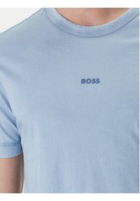 BOSS T-Shirt Tokks 50502173 Błękitny Regular Fit. Kolor: niebieski. Materiał: bawełna #3
