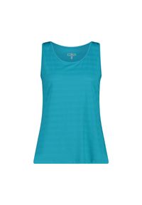 Damski tank top CMP Unlimitech. Kolor: niebieski, wielokolorowy, zielony #1