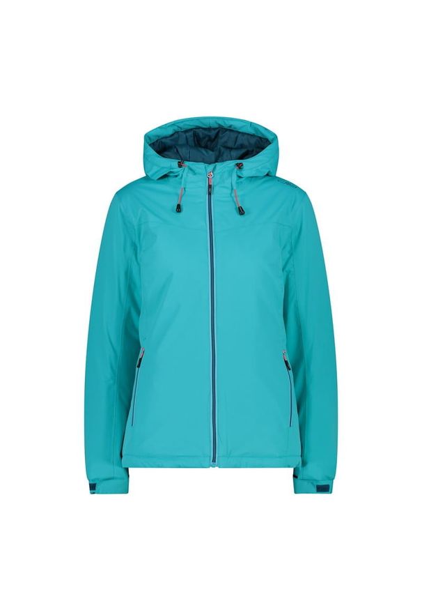 Kurtka damska turystyczna CMP 31Z1576. Kolor: niebieski. Materiał: softshell. Sport: turystyka piesza
