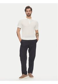 Lindbergh Polo 30-804126 Écru Relaxed Fit. Typ kołnierza: polo. Materiał: bawełna