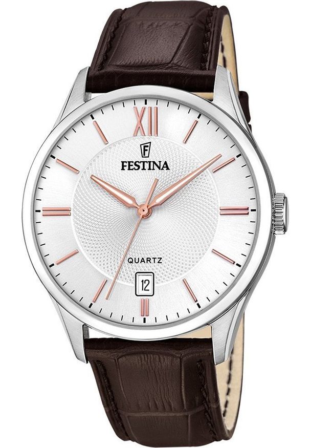 Zegarek Festina Zegarek męski Festina F20426-4 brązowy. Kolor: brązowy