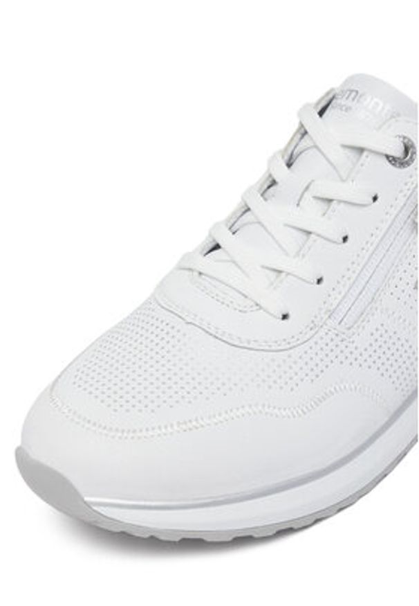 Remonte Sneakersy D1G09-80 Biały. Kolor: biały. Materiał: materiał, syntetyk