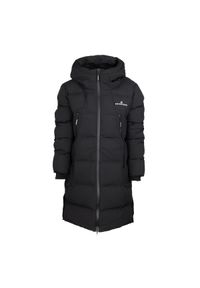 Bergson - Kurtka damska płaszcz SNOW LEOPARD Primaloft. Kolor: czarny. Materiał: puch. Technologia: Primaloft. Sezon: zima. Sport: turystyka piesza