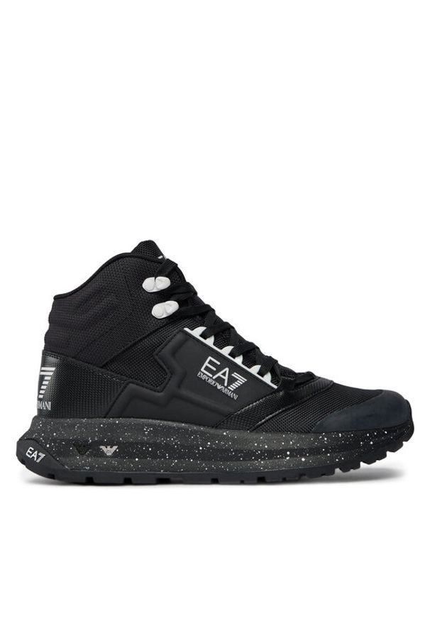 EA7 Emporio Armani Sneakersy X8Z036 XK293 S871 Czarny. Kolor: czarny. Materiał: materiał