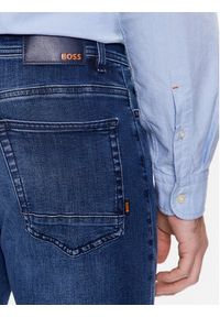 BOSS - Boss Jeansy Taber Zip 50490533 Niebieski Tapered Fit. Kolor: niebieski #2