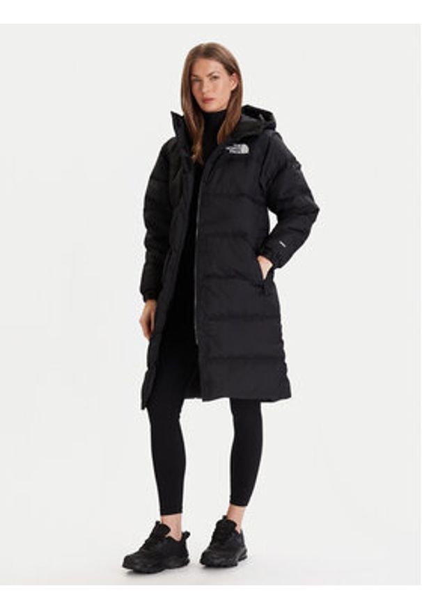The North Face Kurtka puchowa Nuptse NF0A832K Czarny Loose Fit. Kolor: czarny. Materiał: syntetyk