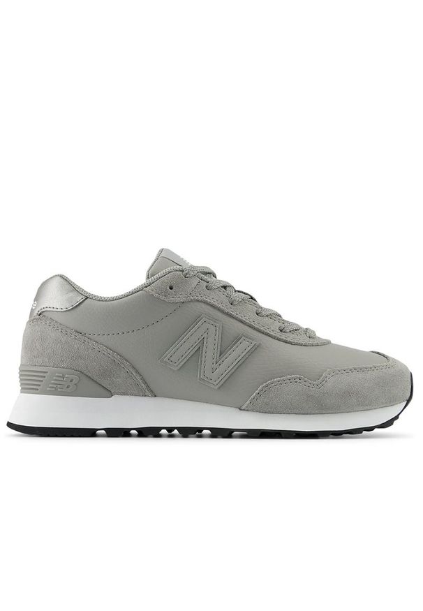 Buty New Balance WL515OGB - szare. Okazja: na co dzień. Kolor: szary. Materiał: materiał, skóra, syntetyk, guma. Szerokość cholewki: normalna