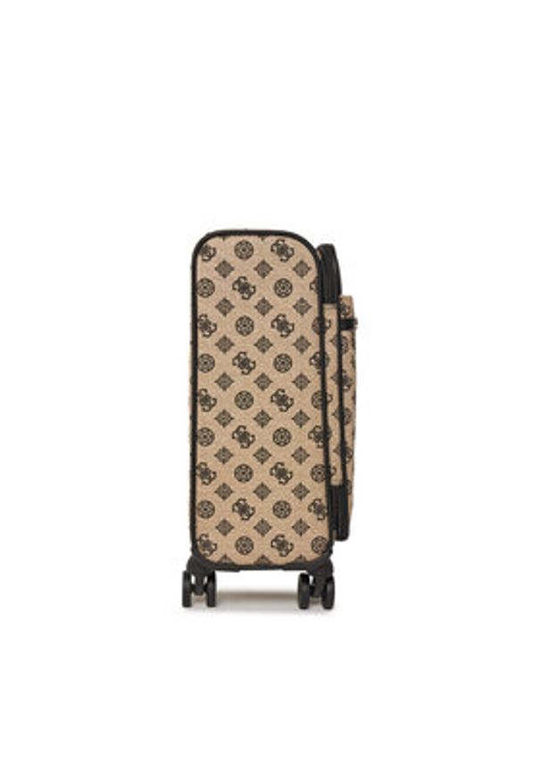 Guess Walizka kabinowa TWLP96 27983 Czarny. Kolor: czarny, beżowy. Materiał: poliester, materiał