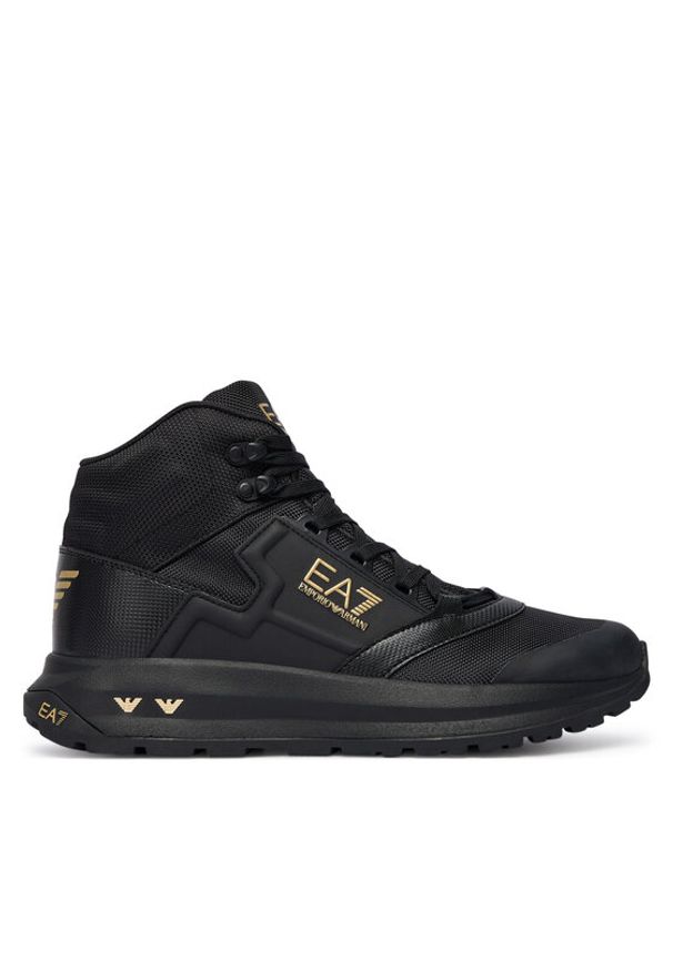 EA7 Emporio Armani Sneakersy 7X000340 AF18615 MC139 Czarny. Kolor: czarny. Materiał: materiał